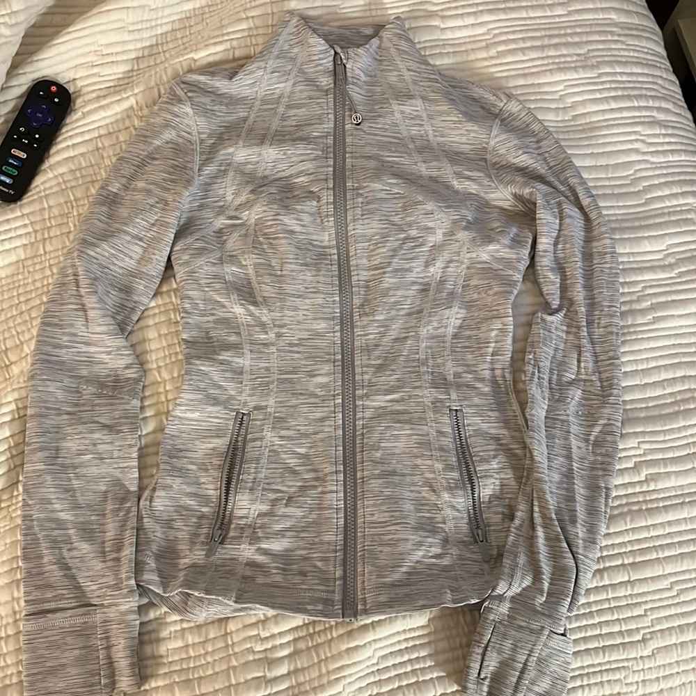 Grey Zip Up from LuLu Lemon